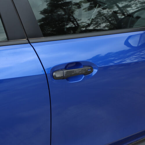 Cubierta de superposición de manija de puerta exterior de fibra de carbono real para Subaru WRX 2022-2024 - Imagen 3 de 16