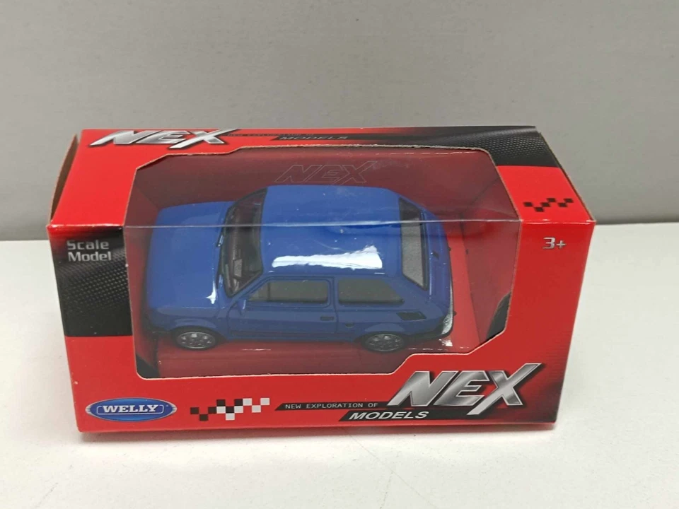 Fiat 126 - 1980 Blu Blue Welly Nex 1:43 Modellino Auto Nuovo - Immagine 2 di 4