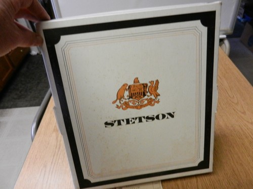Vintage Stetson Seville Imperial Hat Nickel color W/ Box Unused? Size 7 1/8" - Picture 7 of 8