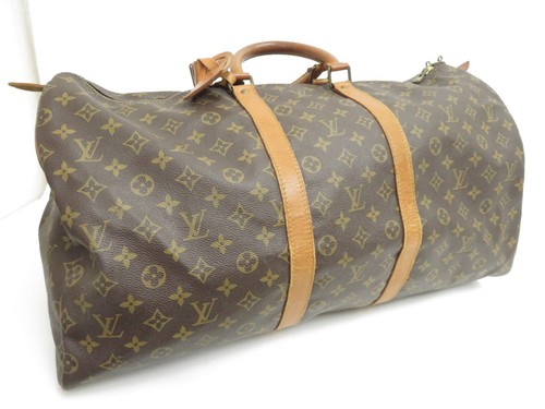 Authentic Louis Vuitton Monogram Duffle Boston Bag Keepall 55 #42796 - Picture 2 of 20