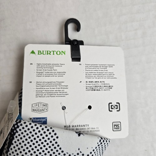Guantes forradores Burton Kids Touch N Go talla mediana/10 semitono floral pantalla táctil - Imagen 4 de 4