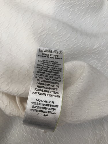 M&S Collection Bluse Oberteil UK 20 Elfenbein Folk Freizeit Sommer Kurzarm - Bild 7 von 8