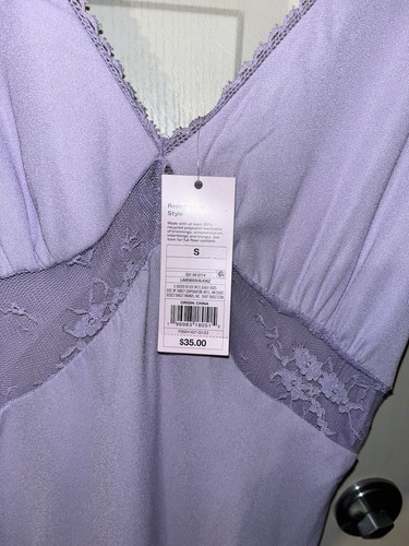WILD FABLE WOMENS PURPLE LAVENDER SLIP DRESS MESH/LACE Insert Size S - Picture 5 of 9