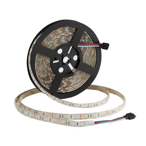 Waterproof RGB 5M SMD 5050 300 LED Strip Light DC12V+20-Keys IR Music Controller - Picture 2 of 10