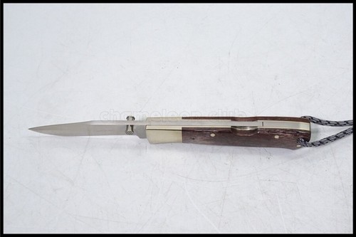 Seizo Imai folding knife custom MAMBA ATS-34 Total 19.3cm Blade 8.3cm with case - Picture 7 of 10