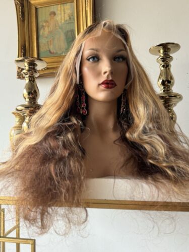 A-List 100% Human Hair 13x6 Lace Frontal Wig Blonde 22โ ๐ฏ Blonde (20) - Picture 16 of 24