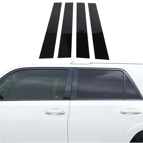 Black Door Window Pillar Post Decor Cover Trim Sticker Overlay For 4Runner 10-23 - Picture 4 of 11