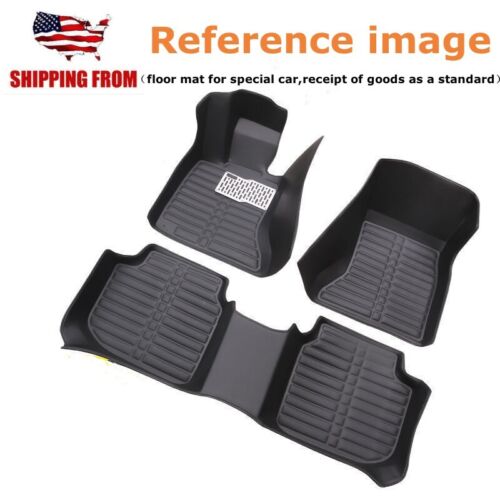 Car XPE Leather Carpet Floor Mats fit for Nissan Rogue 2008-2013 Black (3-Piece) - Picture 15 of 15