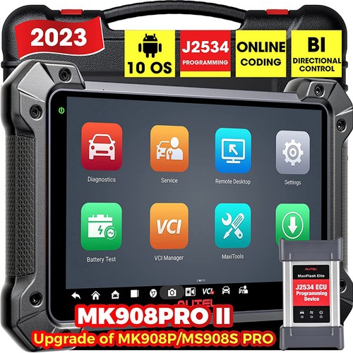 Autel MaxiSYS MK908 PRO 2 Elite OBD2 Programación ECU J2534 better MS908S Pro - Imagen 2 de 13