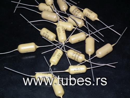 Two vintage Mullard Mustard Capacitors 0.033mfd / 400V (33nF) Marshall,Fender .. - Picture 6 of 7