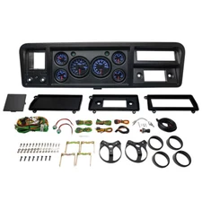 GlowShift Cluster Dash Pod Tinted Dial 6-Gauge Bundle for 73-79 Ford F-Series