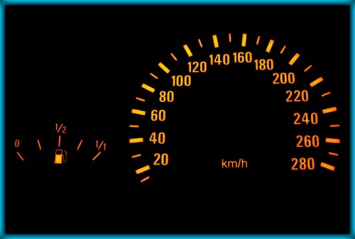 G031 BMW E36 M3 91-99 EU 280KMH NERO/AMBRA EL Misuratori di speedo cluster incandescente al plasma - Foto 7 di 8