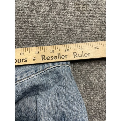 Jeans-Shorts Herren blau locker gerade Passform Baumwolle Denim Größe W40 - Bild 16 von 17