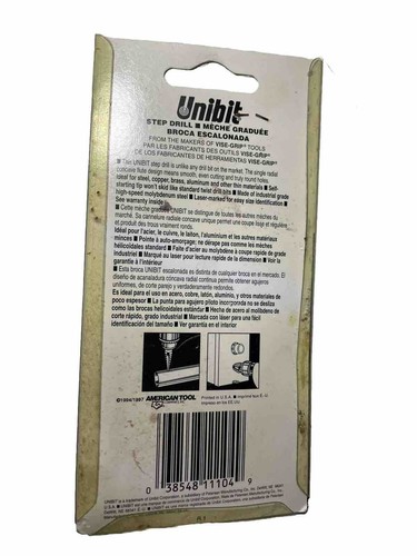 unibit drill bit 4M NOS BOG2 FREE - Picture 4 of 5