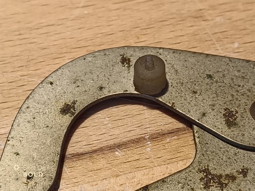 Vintage Heathkit SB-400 Tube Transmitter Log Dial control arm - Zdjęcie 4 z 4