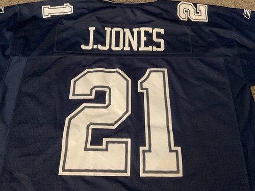 MENS NFL REEBOK AUTHENTIC JULIUS JONES DALLAS COWBOYS JERSEY # 21 SIZE 2XL - Picture 8 of 9
