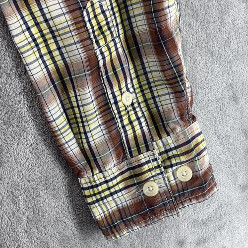 Akademiks Shirt Mens 4XL Multicolor Plaid Button Up Pocket Expedition Hip Hop - Picture 8 of 19