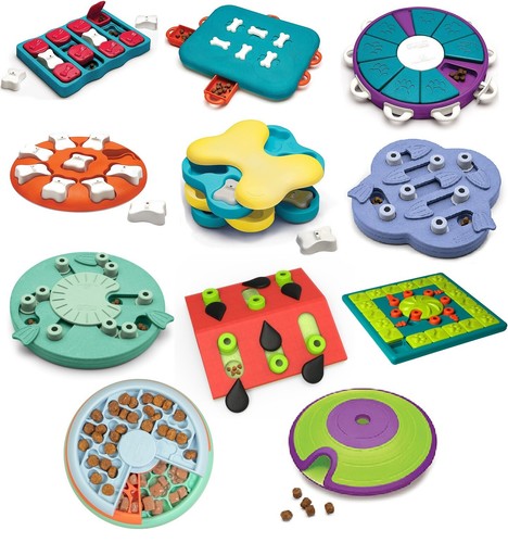 Interaktives Hundespielzeug Leckerli Spender Puzzle Labyrinth Herausforderung Spiele Level wählbar - Bild 108 von 143