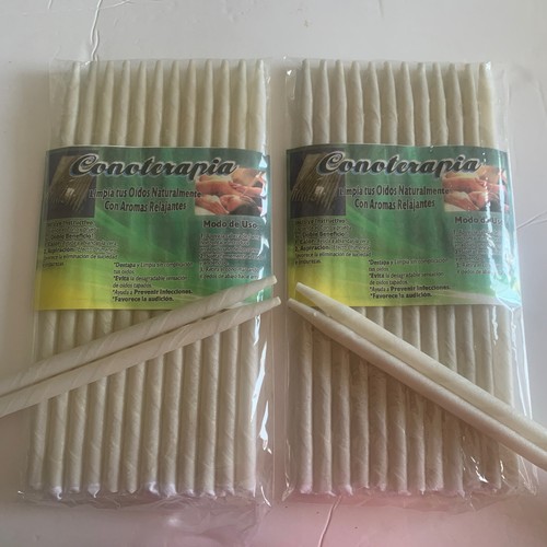 24 CONOS PARA LIMPIESA DE OIDOS CERA DE MIEL DE ABEJA NATURAL AROMAS RELAJANTES - 第 2/2 張圖片