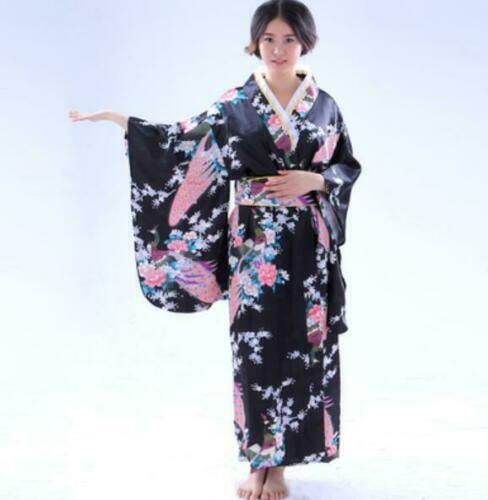 Japanese traditional stage costume loose Japanese kimono female dress summer d@ - Picture 19 of 22
