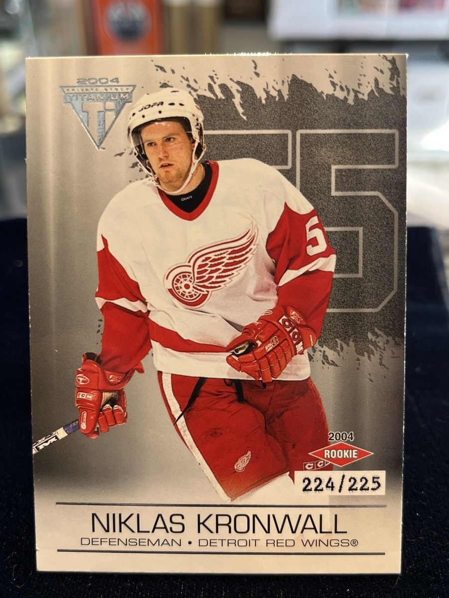 2003 04 Pacific Titanium Jersey Number Parallel 118 Niklas Kronwall 224 225 RC eBay
