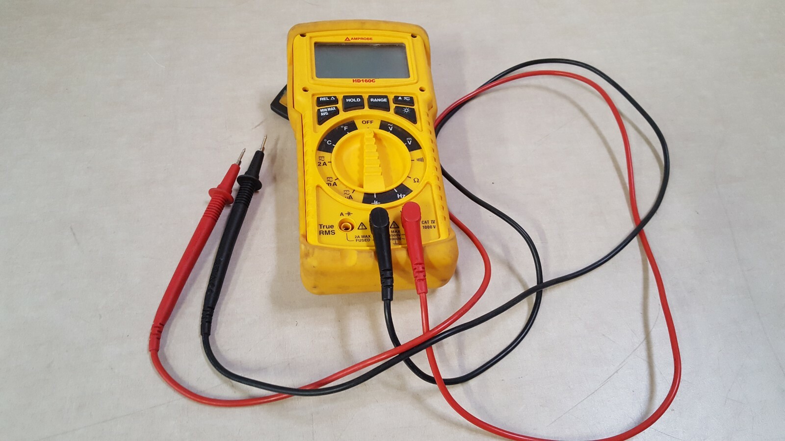 Amprobe HD160C HeavyDuty Digital Multimeter with TrueRMS (LOW BATTERY