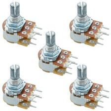 5 X 500K Logarithmique 16mm Potentiomètre avec Interrupteur
