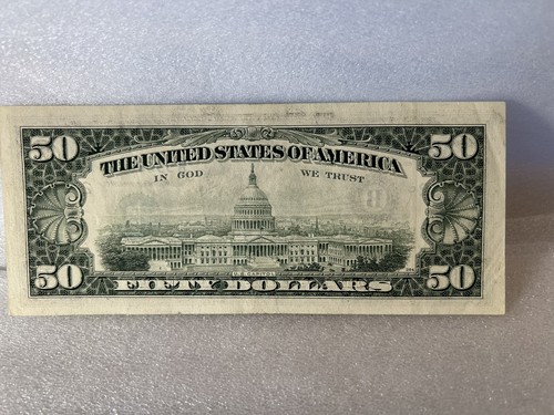 (6 Of A Kind) $50 1993 ((59666666)) Fancy Serial Number / Misplaced Ink RARE - Picture 5 of 7