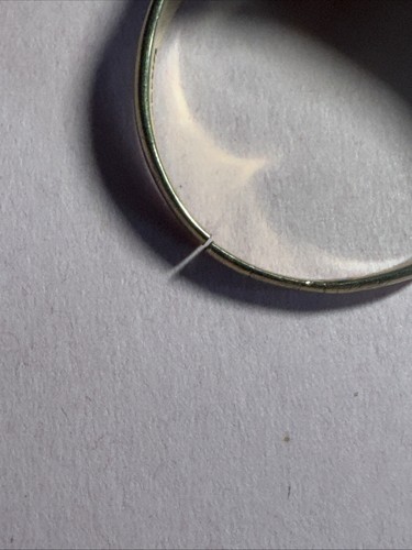 Anillo vintage de albañil libre de oro 10k (ALMACENAMIENTO F) - Imagen 5 de 5