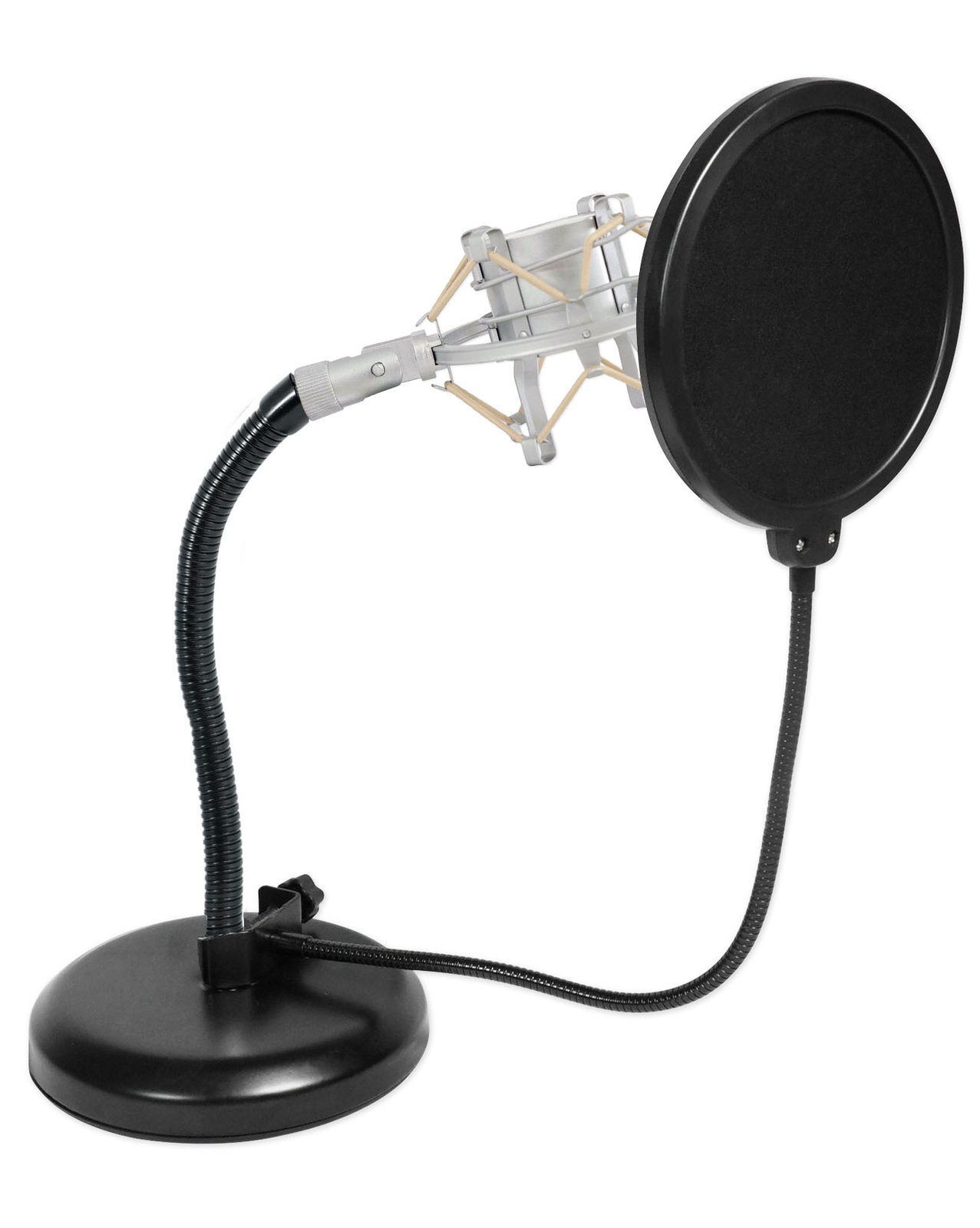 Samson MD5 Gooseneck Podcast Подставка для микрофона для подкастинга + Амортизатор + Поп-фильтр