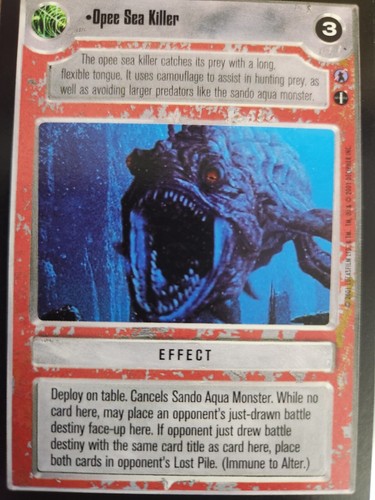 Star Wars CCG Reflections III 3 - SINGOLI livello superiore seleziona la tua carta SWCCG - Foto 75 di 121