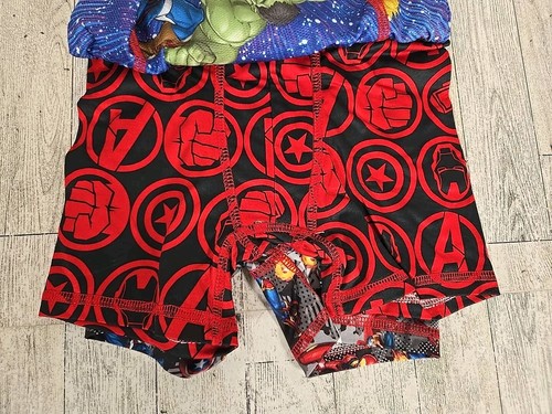 Marvel Avengers Athletic Boxer Briefs SMALL (6) Boys 3pk Mesh Fabric Underwear - Picture 5 of 6