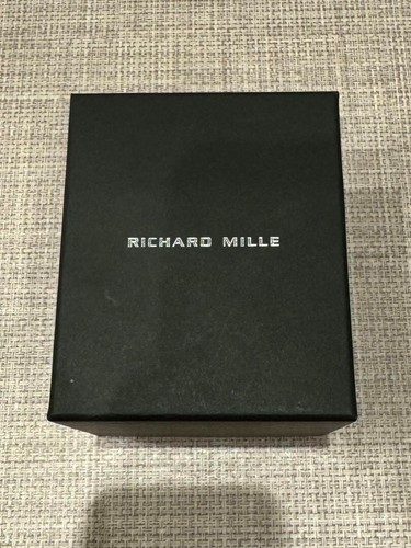 Richard Mille Travel Watch Box Leather Case Pouch Pocket Box Match Black - Picture 2 of 7