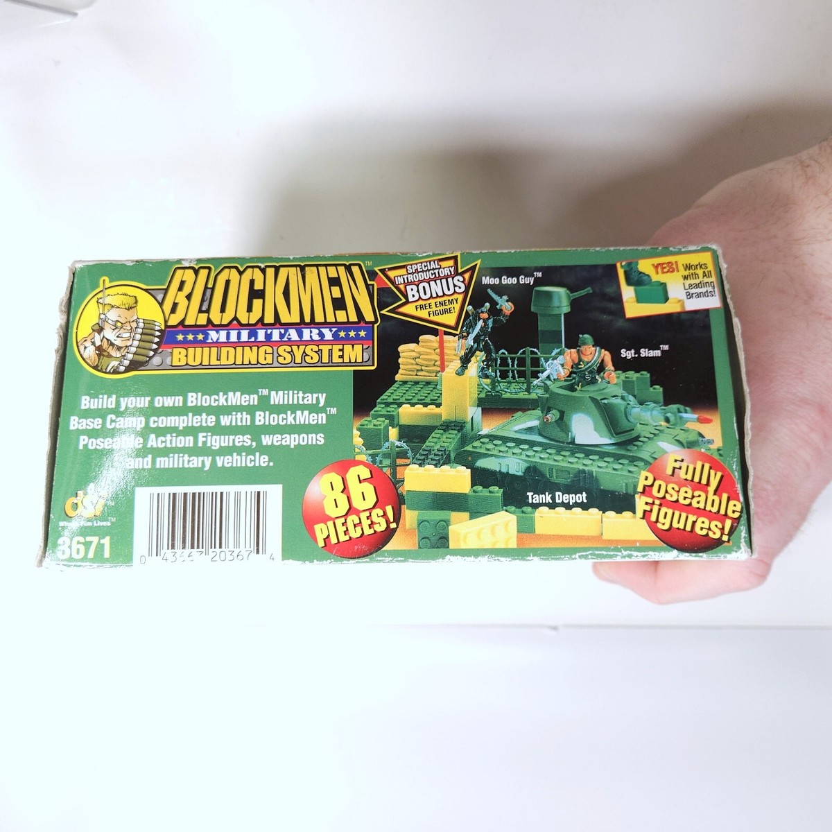 Vintage 1999 Blockmen Military Building System 85 Pieces
