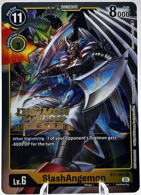 SlashAngemon BT1-062 Digimon Card Fest Stamped Digimon NM | eBay