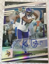 2022 prestige football KJ Osborn Auto Xrta Points Minn Vikings #194