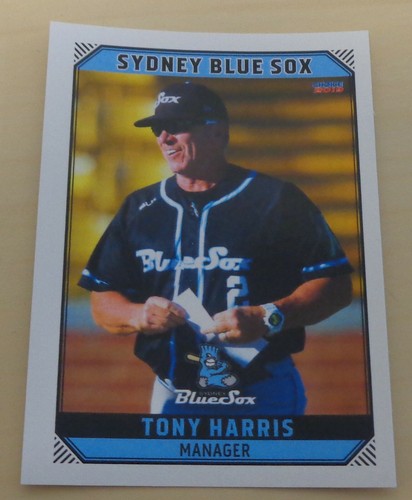 Tony Harris 2018/19 Australian Baseball League card - Sydney Blue Sox - Picture 1 of 2