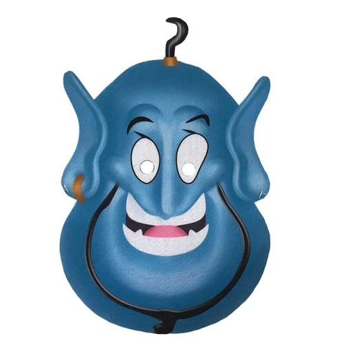 Kids Aladin and the magic lamp Cosplay Magic Lamp Genie Muscle Costume Jumpsuit - Picture 2 of 9
