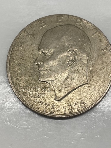 1776-1976 Eisenhower Liberty Bell Moon Silber 1 Dollar ohne Münzzeichen, Fehlermünze