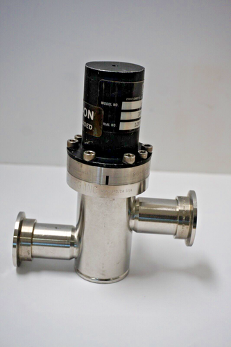 MDC Vaccum Pneumatic Valve AMAT Inline Angle 321053 3870-016363 96-68582 - Picture 3 of 8