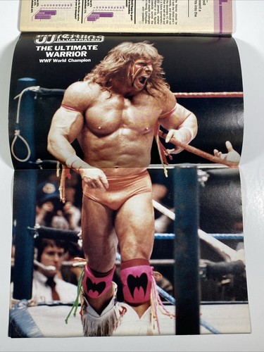 Pro Wrestling Illustrated magazine August 1990 Ultimate Warrior No Label - Picture 3 of 4