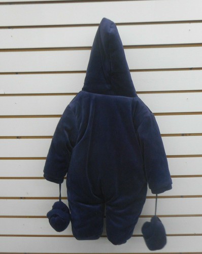Infant Boys $75 Sweet & Soft Dark Navy Giraffe Long Sleeve Pram Size 6/9 Month - Picture 2 of 3
