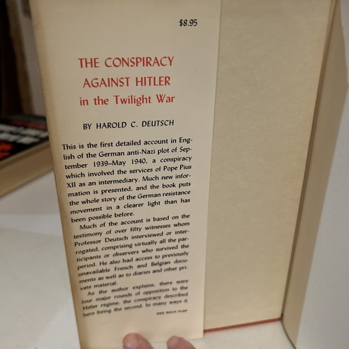 1970 THE CONSPIRACY AGAINST HITLER IN THE TWILIGHT WAR BY HAROLD DEUTSCH - Imagen 3 de 13