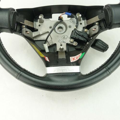 2003 2004 Hyundai Tiburon Steering Wheel Leather Black Cruise Control - Picture 2 of 11