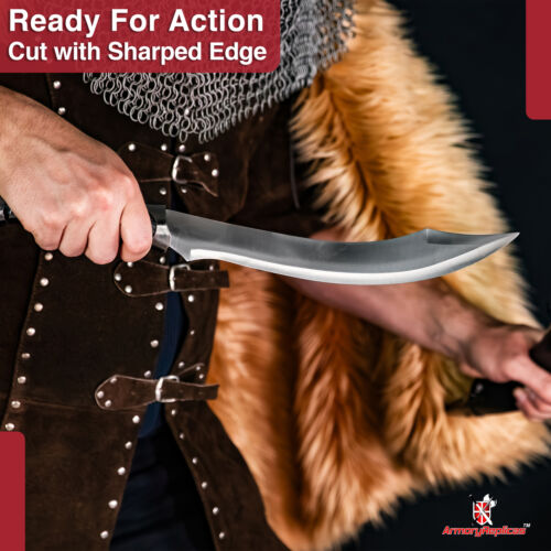 LEGENDARY BLADE OF FREY ELVEN SHORT SCIMITAR MOVIE COLLECTIBLE DAGGER WEAPON - Picture 7 of 7