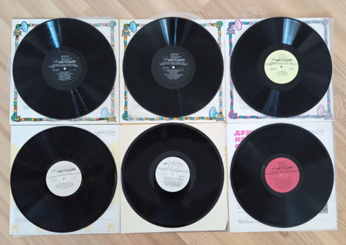 6 x UDSSR KINDER AUFPLATTEN MÄRCHEN UND LIEDER NM VINTAGE UDSSR LP - Bild 2 von 3