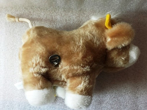 RARE VINTAGE EDEN WIND-UP OLD MAC DONALD MUSICAL COW & (GUND) WOOLIKIN DUCK - Photo 6 sur 16