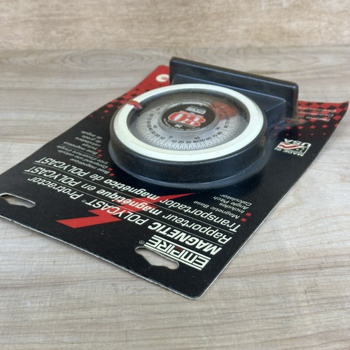 80 Year 1999 Empire Magnetic Polycast Protractor #36 SEALED NIB RARE Made in USA - Picture 10 of 11