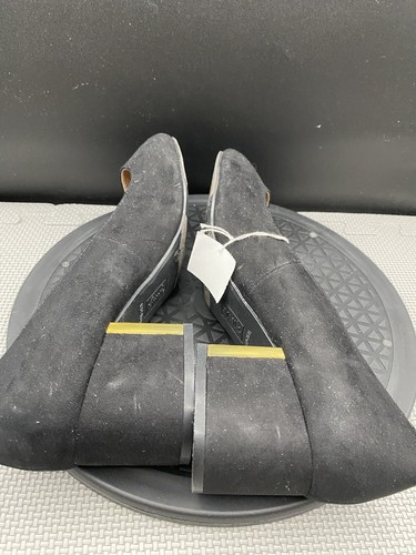 Fioni Shoes Womens Size 9.5 Black Block Heel Court Comfort Pump - 第 4/13 張圖片