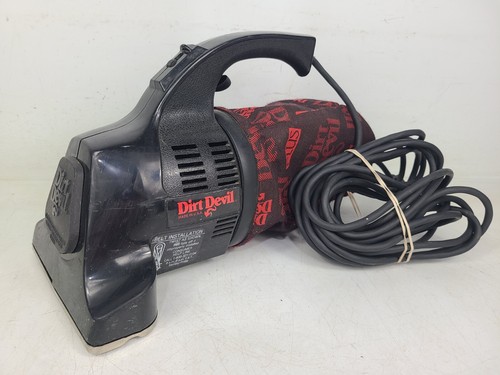 Dirt Devil Plus Royal 08100 120V Corded Hand Held Vac Red Black (TESTED)